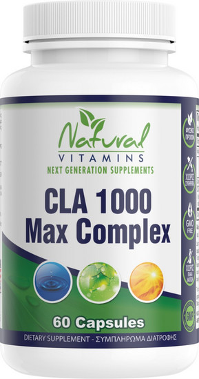 Natural Vitamins CLA 1000 Max Complex 60 Κάψουλες