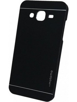Θήκη Samsung Galaxy J7 2015 (J700 ) Αλουμινίου Motomo - 2386 - Μαύρο - OEM