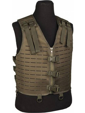 Mil-Tec Laser Cut Vest Lightweight - Olive