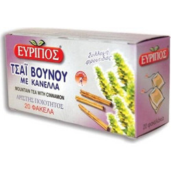 ΕΥΡΙΠΟΣ Τσάι Βουνού με Κανέλλα 20 Φακελάκια