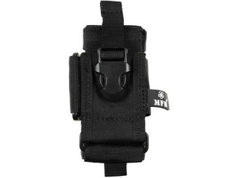 MFH Radio/Phone Holder Resizable Ανδρικό Τσαντάκι Μέσης Μαύρο
