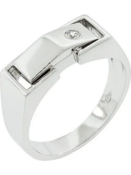 Million Diamonds Ανδρικό Δαχτυλίδι από Λευκόχρυσο 14K με Διαμάντι RA1215