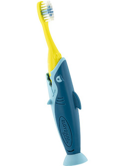 Elgydium Kids Shark 2-6 Μπλέ Παιδική Οδοντόβουρτσα Κίτρινη
