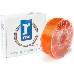 Real Filament PETG 1.75mm Translucent Orange 1kg