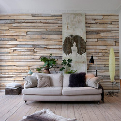 Φωτοταπετσαρία τοίχου Komar 8-920 Whitewashed Wood Ασβεστωμένο ξύλο 368x254cm