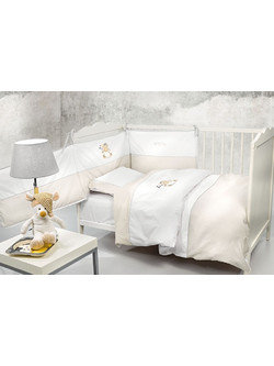 Saint Clair Aldo Σετ Κούνιας White/Beige 6τμχ