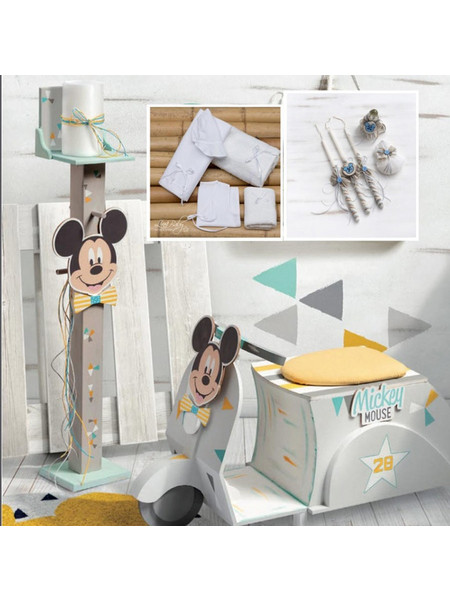 Parisis Σετ Βάπτισης με Κουτί για Αγόρι Mickey Mouse Ν260