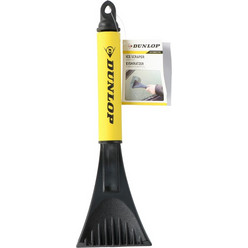 Dunlop Ξύστρα Πάγου Χιονιού για Παρμπρίζ και Τζάμια Οχημάτων 10x32cm από Πλαστικό με Εργονομική Λαβή, 41776 Κίτρινο - Dunlop Vehicle