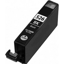 Μελάνι CANON Συμβατό CLI-526 BK Σελίδες:660 Black για 8150, 5240, 5150, 5120, 5140, 5170, 5180, 5200, 5210, 5220, 5250, 5270, 5280, 5350, 8250, 6110, 6120, 6140, 6150, 6170, 6180, 8120, 8140, 8170, 81