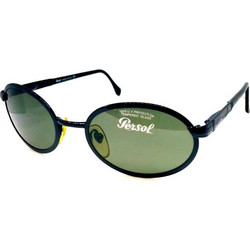 Persol PO 2044S 598/31 Ανδρικά Γυαλιά Ηλίου Οβάλ Κοκάλινα Μαύρα με Πράσινο Polarized Φακό