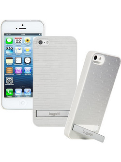 BUGATTI ΘΗΚΗ IPHONE SE/5S FACEPLATE CLIP ON COVER PREMIUM WHITE BUGATTI