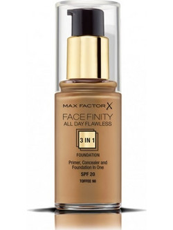 Max Factor Facefinity All Day Flawless 3 In 1 90 Toffee Liquid Foundation 30ml