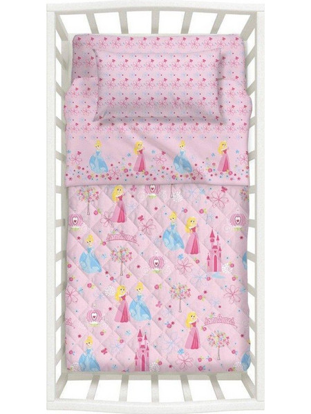 ΚΟΥΒΕΡΛΙ PALAMAIKI HOME DISNEY BABY COLLECTION PETIT PRINCESS 1ΤΜΧ ΡΟΖ 120X150CM