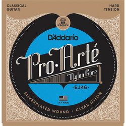D'Addario EJ46 Σετ 6 Χορδές Κλασικής Κιθάρας Nylon 28-46" Hard Tension