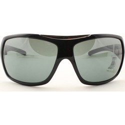 Vogue 2411S W44/87 Ανδρικά Γυαλιά Ηλίου Μάσκα Κοκάλινα Μαύρα με Μαύρο Φακό