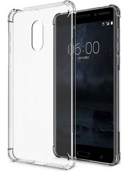 Back Θήκη Σιλικόνης Για Nokia 3.1 New Special ΜΕ Γουινέας Προστασία Κινητό - Διάφανο