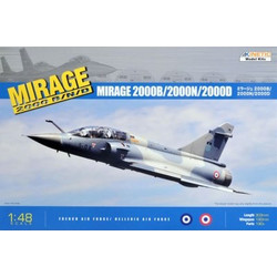 Kinetic Model Kits Mirage 2000 B/D/N HAF Συναρμολογούμενο Πλαστικό Μοντέλο Αεροπλάνου 1:48