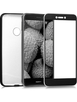 Θήκη Full Body για Huawei P8/ P9 Lite (2017) metallic black by KW (200-102-473)