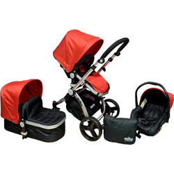 Miko Travel System Καρότσι Μωρού 3 σε 1 Red