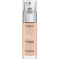 L'Oreal Paris True Match Super Blendable 1R/1C Rose Ivory Liquid Foundation SPF17 30ml