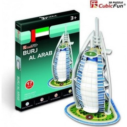 Puzzle CubicFun Burj Al Arab (Dubai) 3D 17 Κομμάτια