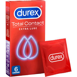 Durex Total Contact Προφυλακτικά με Λιπαντικό 6τμχ
