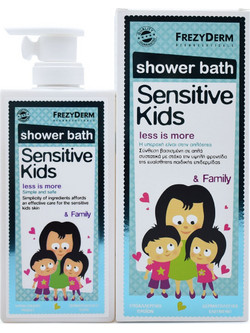 Frezyderm Sensitive Kids Shower Bath Παιδικό Αφρόλουτρο σε Gel για Ευαίσθητο Δέρμα 200ml