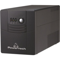 Powertech PT-1500 UPS Line Interactive 1500VA 900W με 4 Πρίζες Schuko