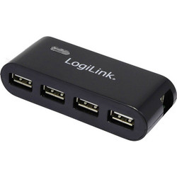Logilink UA0085 USB Hub 2.0 USB-A με 4 Θύρες USB-A & Εξωτερική Παροχή Ρεύματος