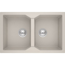 Sanitec Ultra Granite 806 Υποκαθήμενος Νεροχύτης Γρανίτη Αντιστρεφόμενος Ματ Sabbia 79x50cm