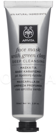 Μάσκα Προσώπου Apivita Deep Cleansing Green Clay Face Mask 50ml