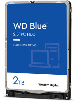 Western Digital Blue 2TB 2.5" HDD Σκληρός Δίσκος 2.5" Sata 3 5400rpm με 128MB Cache