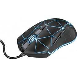 Trust GXT 133 Locx Ενσύρματο Gaming Ποντίκι RGB 4000 DPI Black
