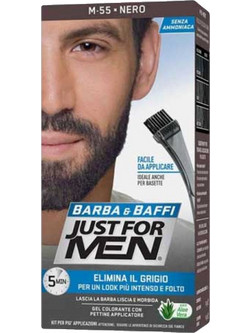 Just For Men M-55 Μαύρο Βαφή για Γένια 28gr
