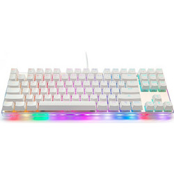 Motospeed K87S White Μηχανικό Gaming Πληκτρολόγιο TenKeyLess με Kailh Red Διακόπτες RGB