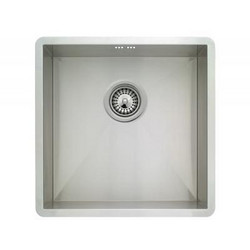 Macart Quattro NE08119 Υποκαθήμενος Νεροχύτης Inox Αντιστρεφόμενος Σατινέ