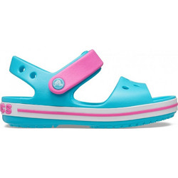Crocs Crocband Παιδικά Παπούτσια Θαλάσσης για Κορίτσι Τιρκουάζ 12856-4SL
