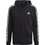 Adidas Essentials French Terry 3-Stripes Ανδρική Ζακέτα Φούτερ με Κουκούλα και Φερμουάρ Μαύρη GK9032