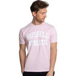Russell Athletic T-shirt Athletic Ανδρικό Αθλητικό T-Shirt Ροζ A1-083-1-651