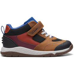 Clarks Παιδικά Sneakers Μποτάκια Καφέ 26175138