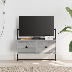 vidaXL Έπιπλο Τηλεόρασης Ξύλινο Γκρι Μ60.5xΠ30xΥ51cm 833456