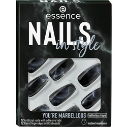 Essence Nails In Style 17 You're Marbellous Ballerina Tips Νυχιών 12τμχ