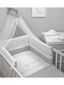 Baby Oliver Des 146 Σετ Κούνιας Grey 3τμχ