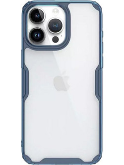 Nillkin Nature Pro Back Cover Transparent / Blue (iPhone 15 Pro)