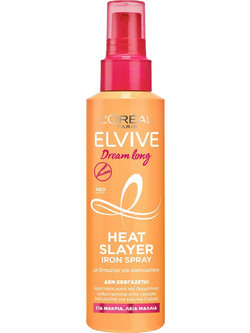 L'Oreal Paris Elvive Dream Long Heat Slayer Iron Θερμοπροστατευτικό Μαλλιών για Επανόρθωση 150ml