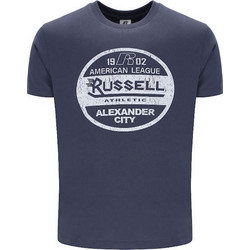Russell Athletic Ανδρικό Αθλητικό T-Shirt Μπλε A4-036-1-155