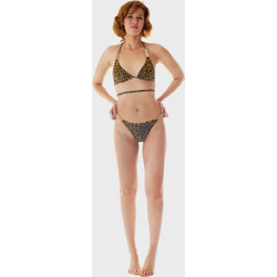 Gsecret Bikini Set Τριγωνάκι String Animal Print Σοκολατί C9354-26800
