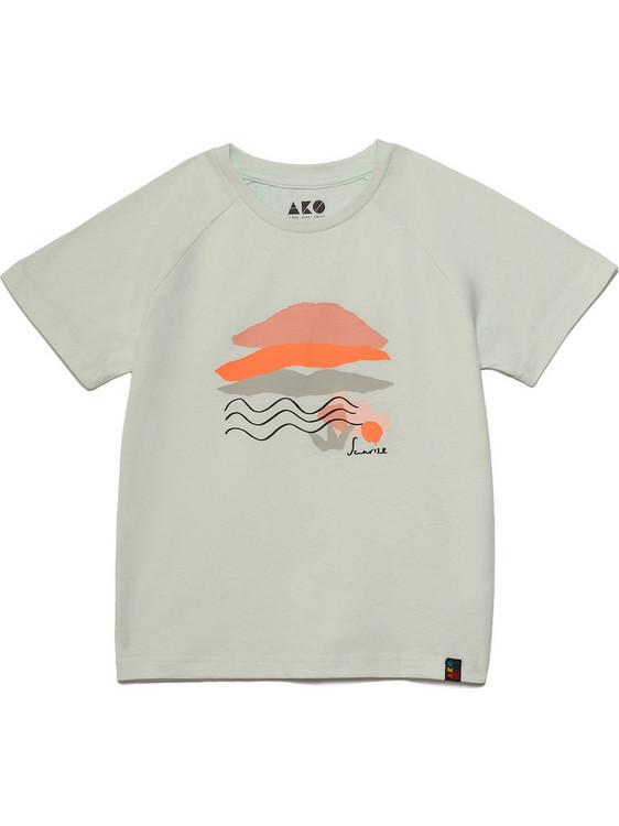 AKO Παιδικό T-Shirt Κοντομάνικο Πράσινο Mint 3356207-02