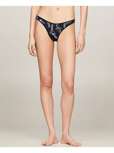 Tommy Hilfiger Bikini Brazil Μαύρο UW0UW05316-0G7