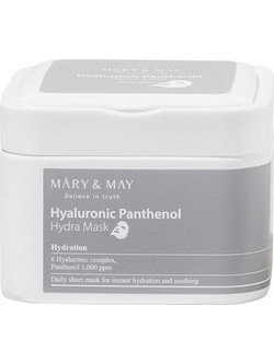 Mary & May Hyaluronic Panthenol Hydra Sheet Μάσκα Προσώπου για Ενυδάτωση με Υαλουρονικό 30τμχ